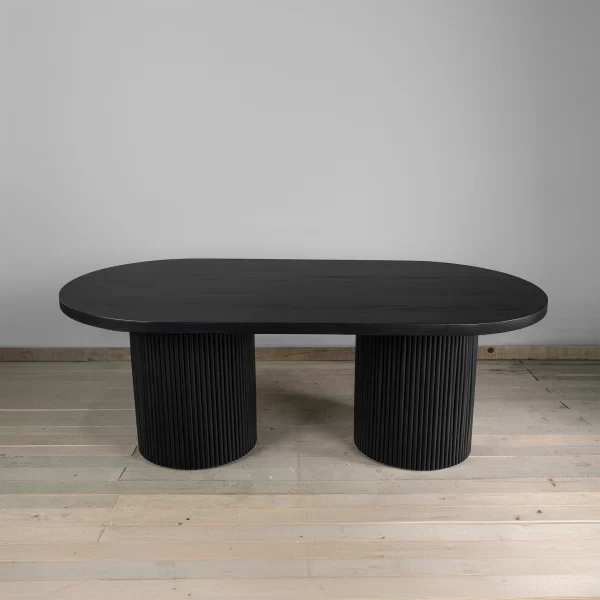 Mesa de comedor Campodoro cápsula negro - Imagen 4